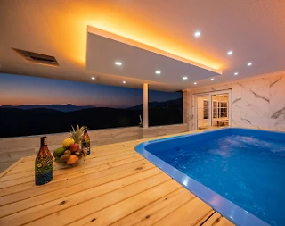 Kaş İslamlar'da Doğa Manzaralı, Serinleme Havuzlu, Kiralık Villa - 4