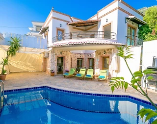 Kaş Kalkan'da Çekirdek Ailelere Uygun, Özel Havuzlu, 2+1 Villa - 2