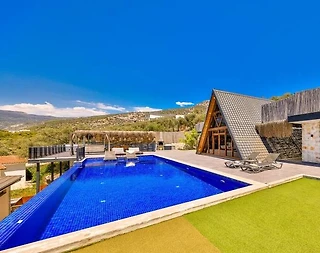 Kaş İslamlar'da Doğa İçerisinde, Özel Havuzlu, 6 Kişilik Bungalov - 4