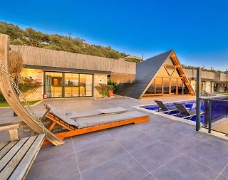 Kaş İslamlar'da Doğa İçerisinde, Özel Havuzlu, 6 Kişilik Bungalov - 1
