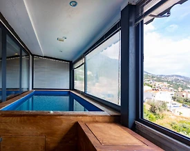 Kaş Kalkan'da Deniz Manzaralı, Serinleme Havuzlu, 2+1 Tatil Evi - 2