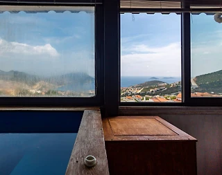 Kaş Kalkan'da Deniz Manzaralı, Serinleme Havuzlu, 2+1 Tatil Evi - 4