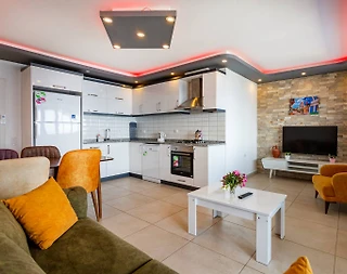 Kaş Kalkan'da Deniz Manzaralı, Serinleme Havuzlu, 2+1 Tatil Evi - 1