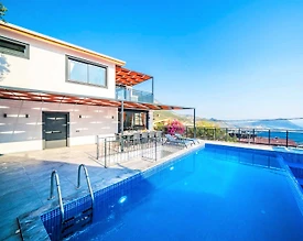 Kalkan Akbel'de Merkeze Yakın, Özel Havuzlu, Deniz Manzaralı Villa - 3