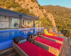 Kalkan Akbel'de Muhteşem Deniz Manzaralı, Özel Havuzlu, 3+1 Villa - 3