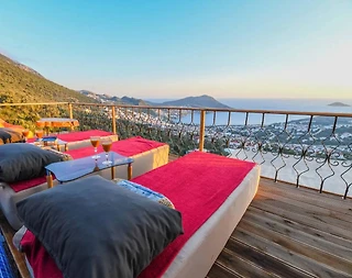 Kalkan Akbel'de Muhteşem Deniz Manzaralı, Özel Havuzlu, 3+1 Villa - 4