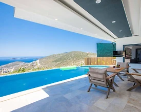 Kaş İslamlar'da Muhteşem Doğa Manzaralı, Özel Havuzlu, 2+1 Villa - 2