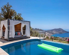 Kaş İslamlar'da Muhteşem Doğa Manzaralı, Özel Havuzlu, 2+1 Villa - 3