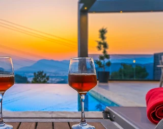 Kalkan Akbel'de Muhteşem Doğa Manzaralı, Özel Havuzlu, Lüks Villa - 4