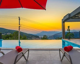 Kalkan Akbel'de Muhteşem Doğa Manzaralı, Özel Havuzlu, Lüks Villa - 3