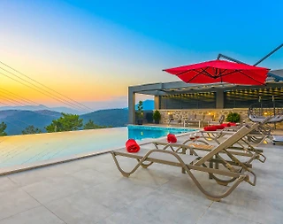 Kalkan Akbel'de Muhteşem Doğa Manzaralı, Özel Havuzlu, Lüks Villa - 2