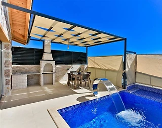 Kaş İslamlar'da Doğa İçerisinde, Özel Havuzlu, Jakuzili Villa - 4