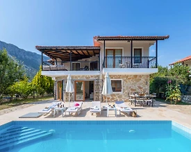 Kaş Bezirgan'da Doğa Manzaralı, Özel Havuzlu, Modern Villa - 2