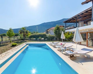 Kaş Bezirgan'da Doğa Manzaralı, Özel Havuzlu, Modern Villa - 5