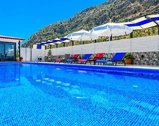 Kalkan Bezirgan'da Deniz Manzaralı, Özel Havuzlu, Jakuzili Villa - 1
