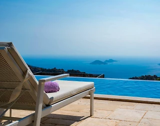 Kaş Bezirgan'da Muhteşem Deniz Manzaralı, Özel Havuzlu, Lüks Villa - 2