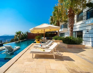 Kaş Bezirgan'da Muhteşem Deniz Manzaralı, Özel Havuzlu, Lüks Villa - 4