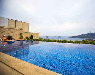 Kaş Bezirgan'da Eşsiz Deniz Manzaralı, Özel Havuzlu, 4 Kişilik Villa - 2