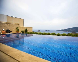 Kaş Bezirgan'da Eşsiz Deniz Manzaralı, Özel Havuzlu, 4 Kişilik Villa - 2