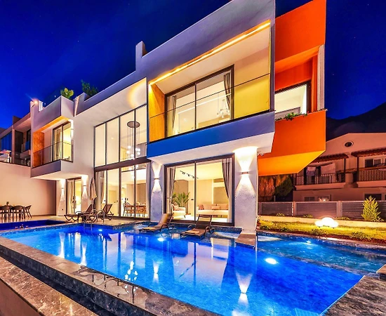 Kaş Kalkan'da Çekirdek Ailelere Uygun, Özel Havuzlu, Lüks Villa - 1