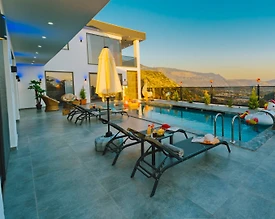 Kaş Çavdır'da Çocuk Oyun Alanlı, Özel Havuzlu, Lüks Villa - 3