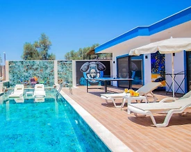 Kaş Çayköy'de Modern Tasarımlı, Özel Havuzlu, Lüks Villa - 3