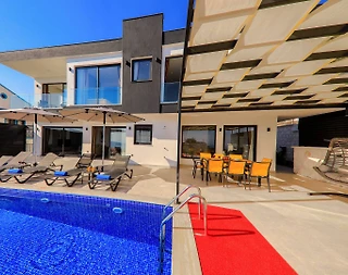 Kaş Kalkan'da Kalabalık Ailelere Uygun, Özel Havuzlu, Ferah Villa - 5