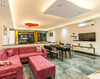 Kalkan Kördere'de Merkezi Konumda, Deniz Manzaralı, Konforlu Suit - 3