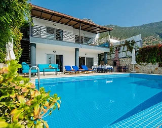 Kaş İslamlar'da Kalabalık Ailelere Uygun, Özel Havuzlu, Manzaralı Villa - 4