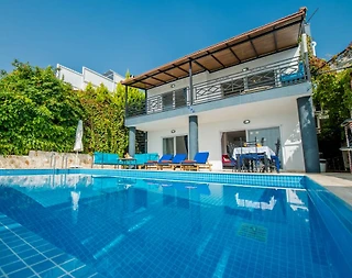 Kaş İslamlar'da Kalabalık Ailelere Uygun, Özel Havuzlu, Manzaralı Villa - 2