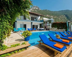 Kaş İslamlar'da Kalabalık Ailelere Uygun, Özel Havuzlu, Manzaralı Villa - 3