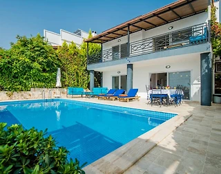 Kaş İslamlar'da Kalabalık Ailelere Uygun, Özel Havuzlu, Manzaralı Villa - 1