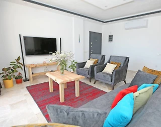 Kalkan İkizce'de Muhteşem Dağ Manzaralı, Özel Havuzlu, Şık Villa - 5