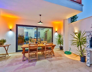 Kalkan İkizce'de Muhteşem Dağ Manzaralı, Özel Havuzlu, Şık Villa - 5