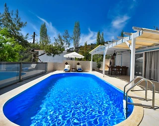 Kaş İslamlar'da Balayı Çiftlerine Uygun, Özel Havuzlu, Ahşap Villa - 1