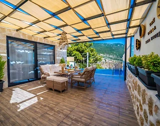 Kaş İslamlar'da Orman Manzaralı, Özel Havuzlu, 4 Kişilik Villa - 4