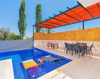 Kaş İslamlar'da Doğa Manzaralı, Özel Havuzlu, Jakuzili, Huzurlu Villa - 4