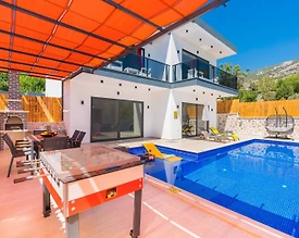 Kaş İslamlar'da Doğa Manzaralı, Özel Havuzlu, Jakuzili, Huzurlu Villa - 2