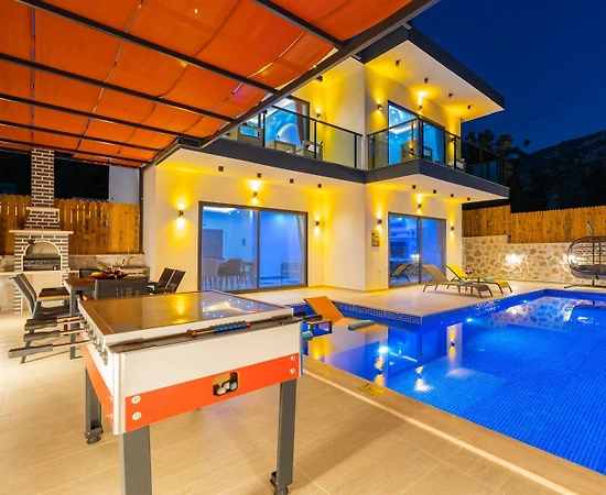 Kaş İslamlar'da Doğa Manzaralı, Özel Havuzlu, Jakuzili, Huzurlu Villa - 1