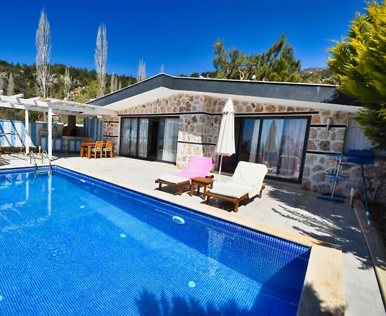 Kaş İslamlar'da Enfes Doğada, Özel Havuzlu, Balayı Villası - 1