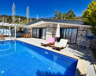 Kaş İslamlar'da Enfes Doğada, Özel Havuzlu, Balayı Villası - 1