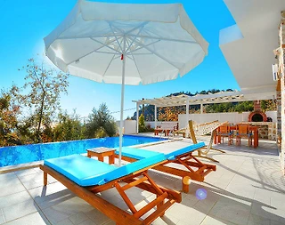 Kaş İslamlar'da Enfes Doğada, Özel Havuzlu, Balayı Villası - 5