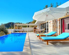 Kaş İslamlar'da Enfes Doğada, Özel Havuzlu, Balayı Villası - 3