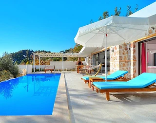 Kaş İslamlar'da Enfes Doğada, Özel Havuzlu, Balayı Villası - 3