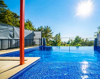 Kaş İslamlar'da Otantik Mimarili, Özel Sonsuzluk Havuzlu, Taş Villa - 5