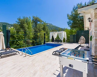 Kaş İslamlar'da Çekirdek Ailelere Uygun, Özel Havuzlu, 4 Kişilik Villa - 5