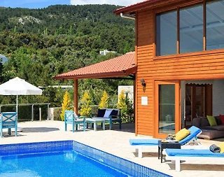 Kaş İslamlar'da Göz Alıcı Doğada, Özel Havuzlu, Modern Villa - 3
