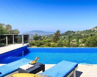 Kaş İslamlar'da Göz Alıcı Doğada, Özel Havuzlu, Modern Villa - 4