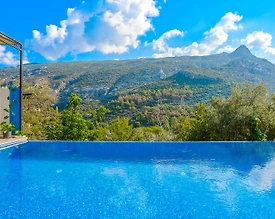 Kaş İslamlar'da Modern Tasarımlı, Özel Havuzlu, Balayı Villası - 3