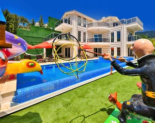 İslamlar'da Doğa Manzaralı, Özel Havuzlu, Çocuk Oyun Alanlı Villa - 2